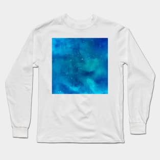 Mistic blue galaxy Long Sleeve T-Shirt